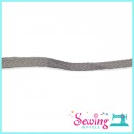 ZIGZAG TAPE 1CM-GREY YY (PER YARD) - NCC/4702010010